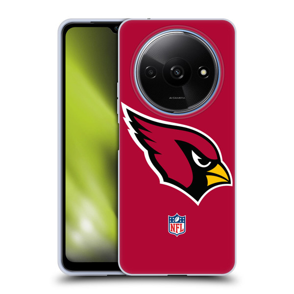 NFL Arizona Cardinals Logo Plain Soft Gel Case for Xiaomi Redmi A3