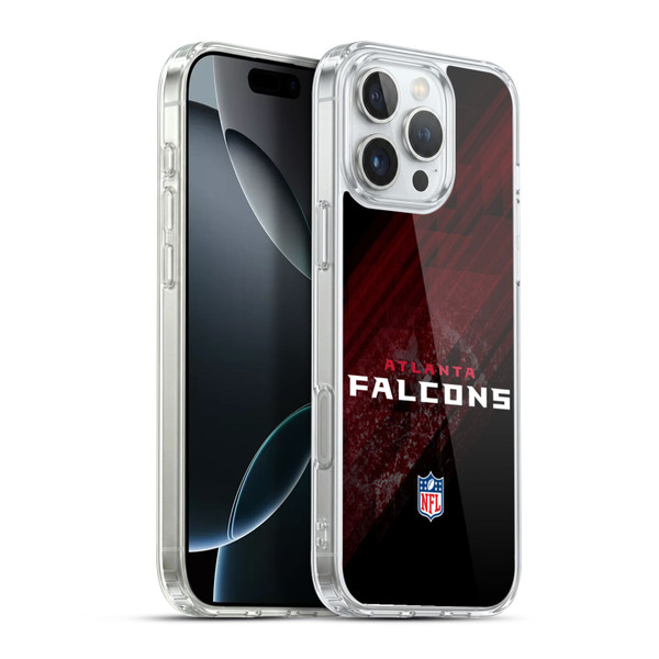 NFL Atlanta Falcons Logo Blur Soft Gel Case for Apple iPhone 16 Pro Max & MagSafe