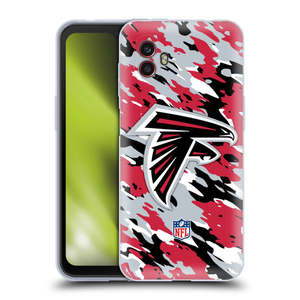 NFL Atlanta Falcons Logo Camou Soft Gel Case for Samsung Galaxy Xcover6 Pro/Pro2