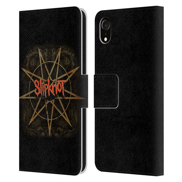 Slipknot Key Art Crest Leather Book Wallet Case Cover For Apple iPhone XR