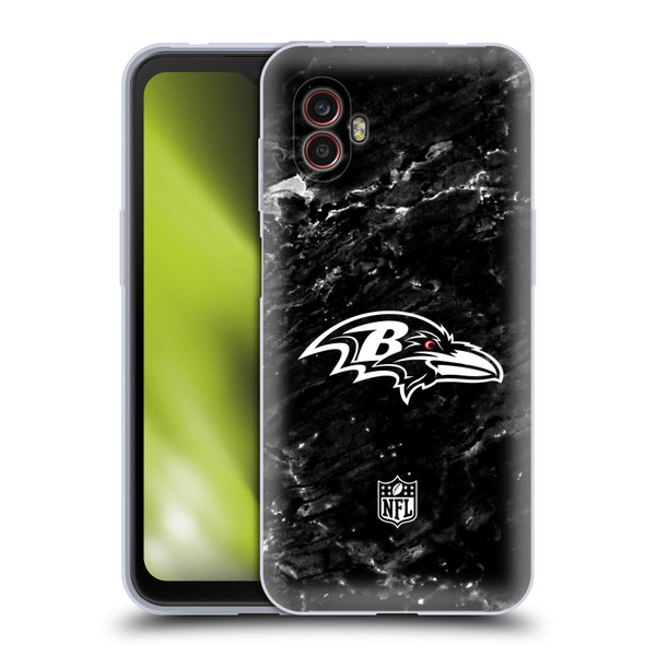 NFL Baltimore Ravens Artwork Marble Soft Gel Case for Samsung Galaxy Xcover6 Pro/Pro2