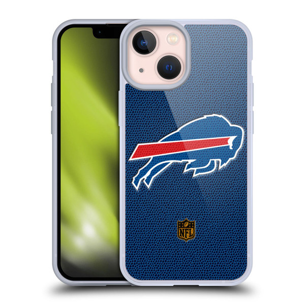 NFL Buffalo Bills Logo Football Soft Gel Case for Apple iPhone 13 Mini