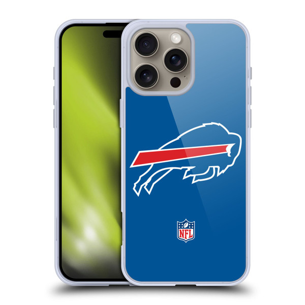 NFL Buffalo Bills Logo Plain Soft Gel Case for Apple iPhone 16 Pro Max NFL Buffalo Bills Logo Plain Soft Gel Case for Apple iPhone 16 Pro Max
