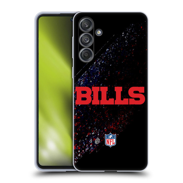 NFL Buffalo Bills Logo Blur Soft Gel Case for Samsung Galaxy M55 5G