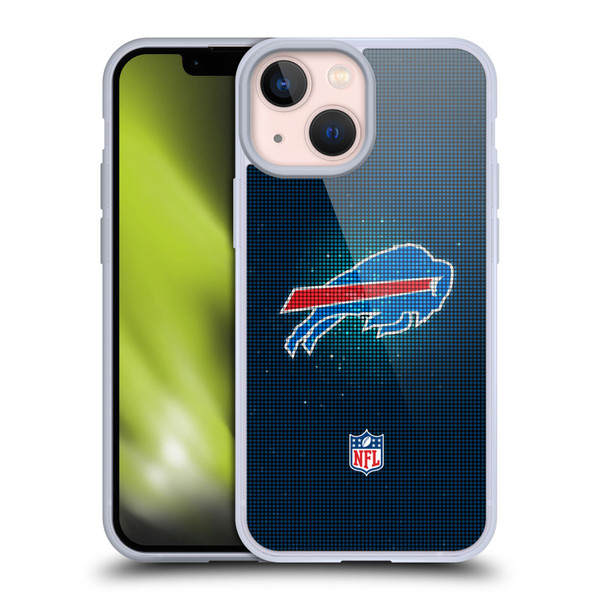NFL Buffalo Bills Artwork LED Soft Gel Case for Apple iPhone 13 Mini