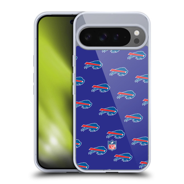 NFL Buffalo Bills Artwork Patterns Soft Gel Case for Google Pixel 9 Pro XL