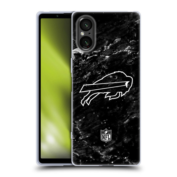 NFL Buffalo Bills Artwork Marble Soft Gel Case for Sony Xperia 5 V 5G