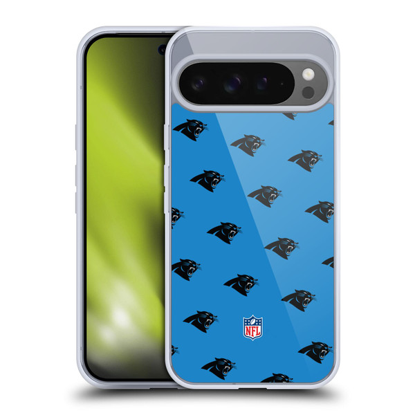 NFL Carolina Panthers Artwork Patterns Soft Gel Case for Google Pixel 9 Pro XL