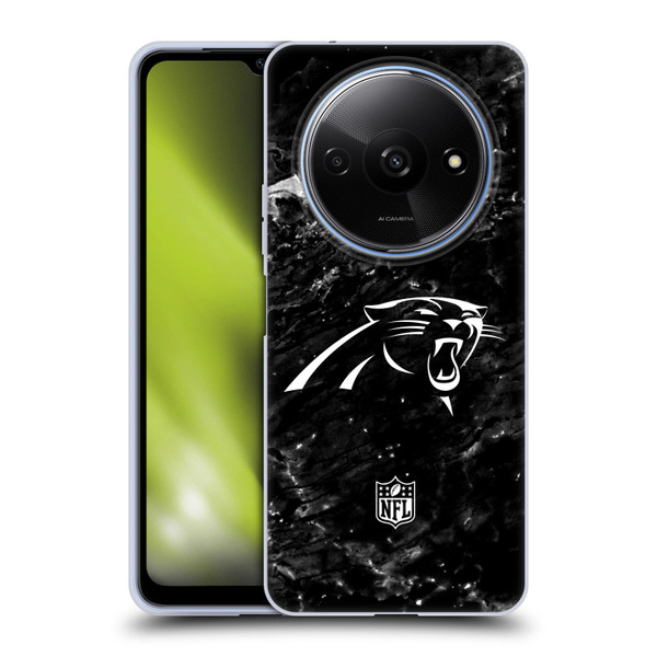 NFL Carolina Panthers Artwork Marble Soft Gel Case for Xiaomi Redmi A3
