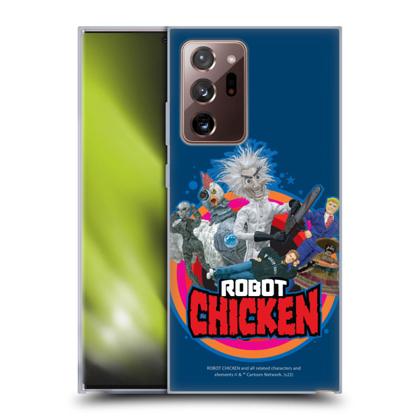 Robot Chicken Graphics Characters Soft Gel Case for Samsung Galaxy Note20 Ultra / 5G