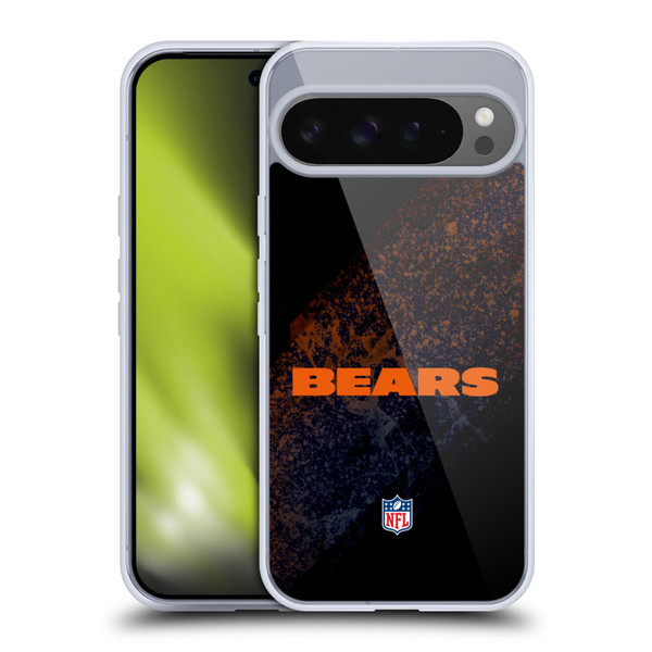 NFL Chicago Bears Logo Blur Soft Gel Case for Google Pixel 9 Pro XL