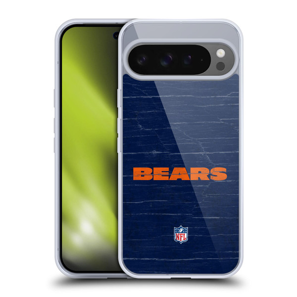 NFL Chicago Bears Logo Distressed Look Soft Gel Case for Google Pixel 9 Pro XL