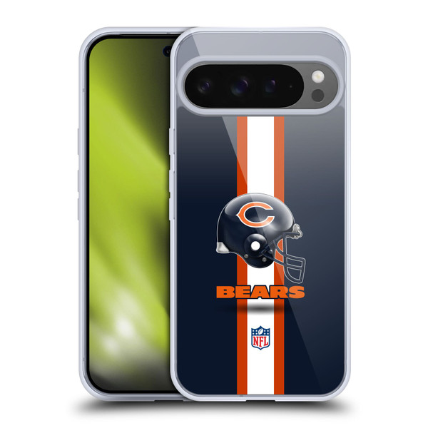 NFL Chicago Bears Logo Helmet Soft Gel Case for Google Pixel 9 Pro XL