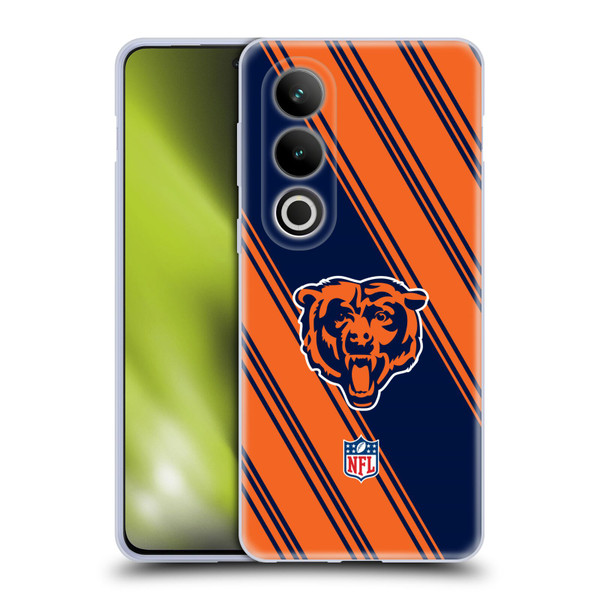 NFL Chicago Bears Artwork Stripes Soft Gel Case for OPPO OnePlus Ace 3V 5G