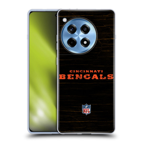 NFL Cincinnati Bengals Logo Distressed Look Soft Gel Case for OPPO OnePlus Ace 3 5G