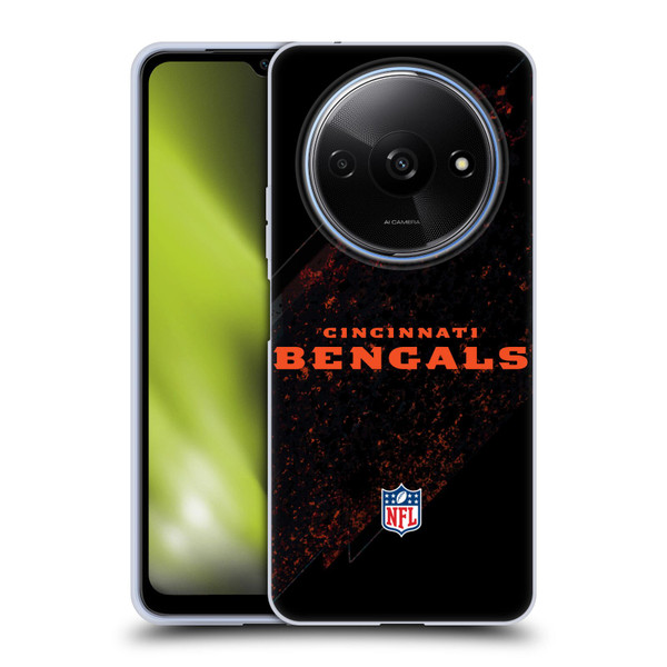 NFL Cincinnati Bengals Logo Blur Soft Gel Case for Xiaomi Redmi A3