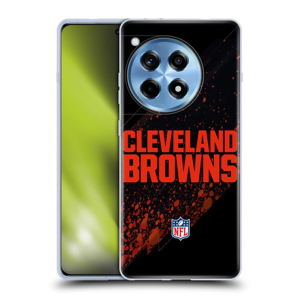 NFL Cleveland Browns Logo Blur Soft Gel Case for OPPO OnePlus Ace 3 5G
