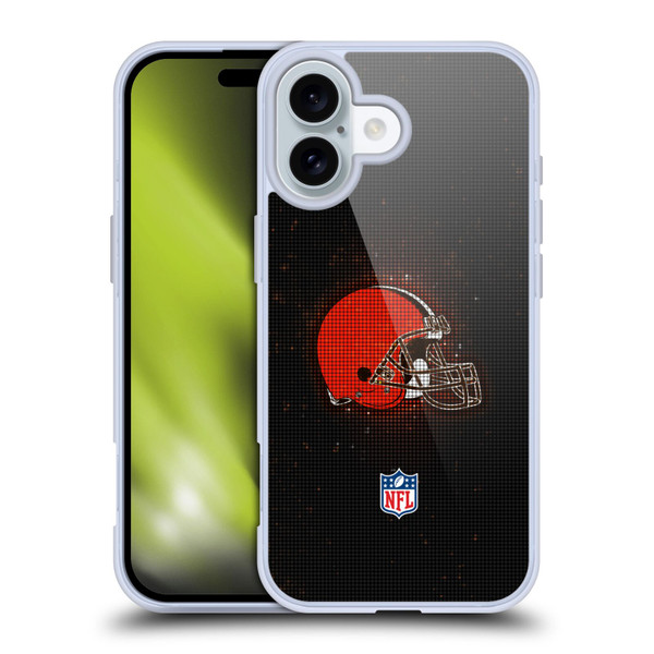 NFL Cleveland Browns Artwork LED Soft Gel Case for Apple iPhone 16