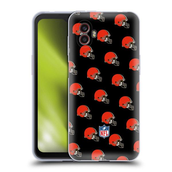 NFL Cleveland Browns Artwork Patterns Soft Gel Case for Samsung Galaxy Xcover6 Pro/Pro2