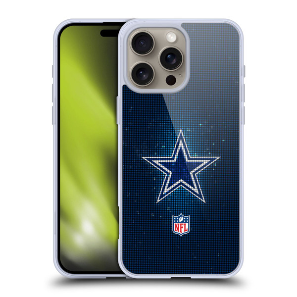 NFL Dallas Cowboys Artwork LED Soft Gel Case for Apple iPhone 16 Pro Max