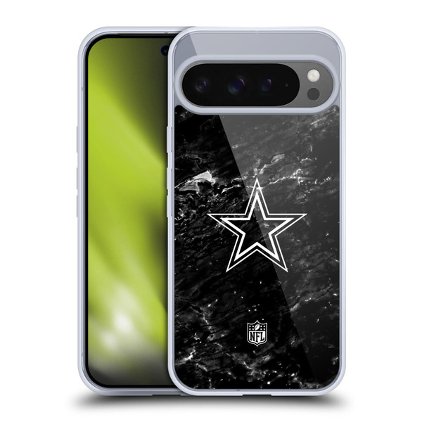 NFL Dallas Cowboys Artwork Marble Soft Gel Case for Google Pixel 9 Pro XL