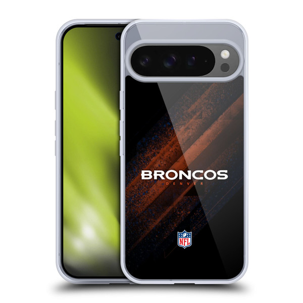 NFL Denver Broncos Logo Blur Soft Gel Case for Google Pixel 9 Pro XL