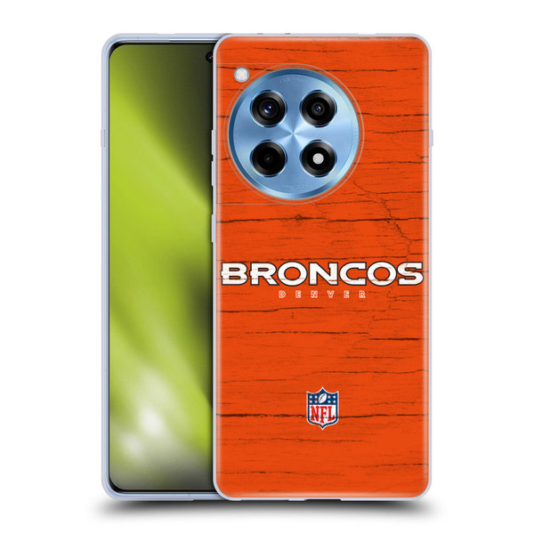 NFL Denver Broncos Logo Distressed Look Soft Gel Case for OPPO OnePlus Ace 3 5G