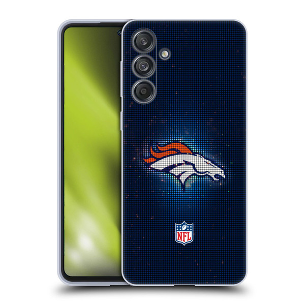 NFL Denver Broncos Artwork LED Soft Gel Case for Samsung Galaxy M55 5G