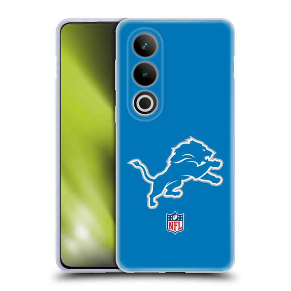 NFL Detroit Lions Logo Plain Soft Gel Case for OPPO OnePlus Ace 3V 5G