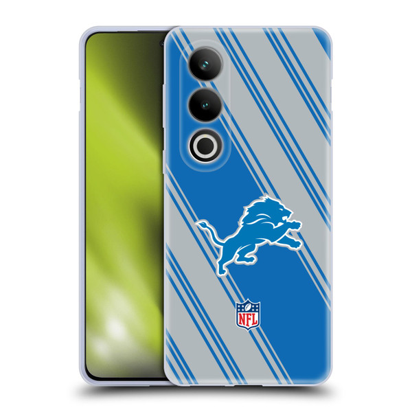 NFL Detroit Lions Artwork Stripes Soft Gel Case for OPPO OnePlus Ace 3V 5G