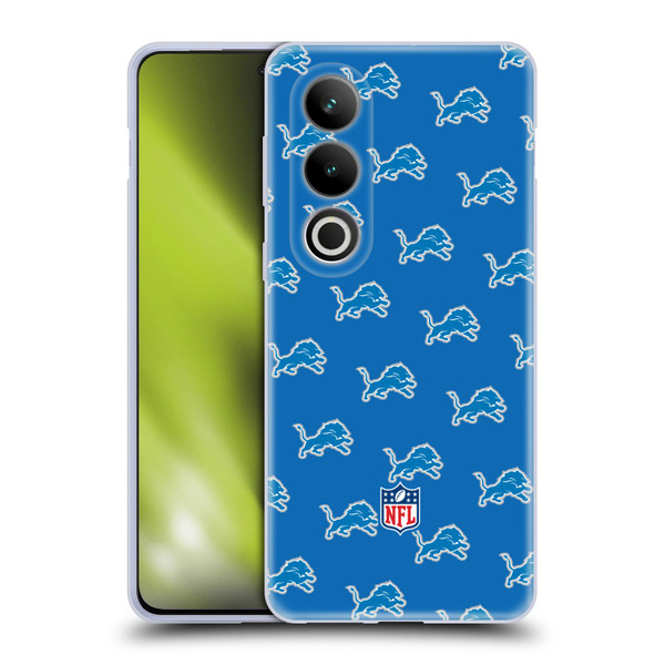 NFL Detroit Lions Artwork Patterns Soft Gel Case for OPPO OnePlus Ace 3V 5G
