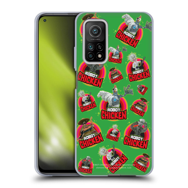 Robot Chicken Graphics Icons Soft Gel Case for Xiaomi Mi 10T 5G