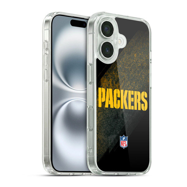 NFL Green Bay Packers Logo Blur Soft Gel Case for Apple iPhone 16 & MagSafe