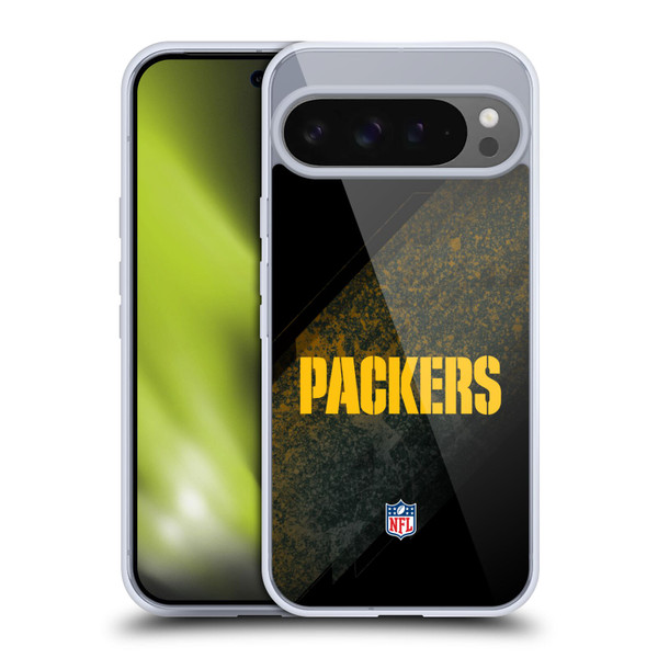 NFL Green Bay Packers Logo Blur Soft Gel Case for Google Pixel 9 Pro XL
