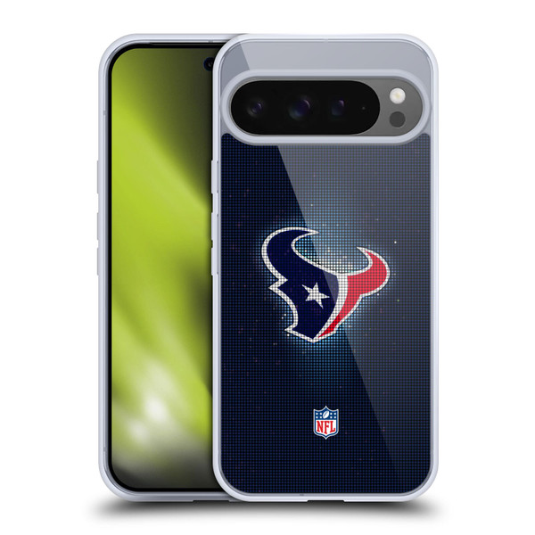 NFL Houston Texans Artwork LED Soft Gel Case for Google Pixel 9 Pro XL