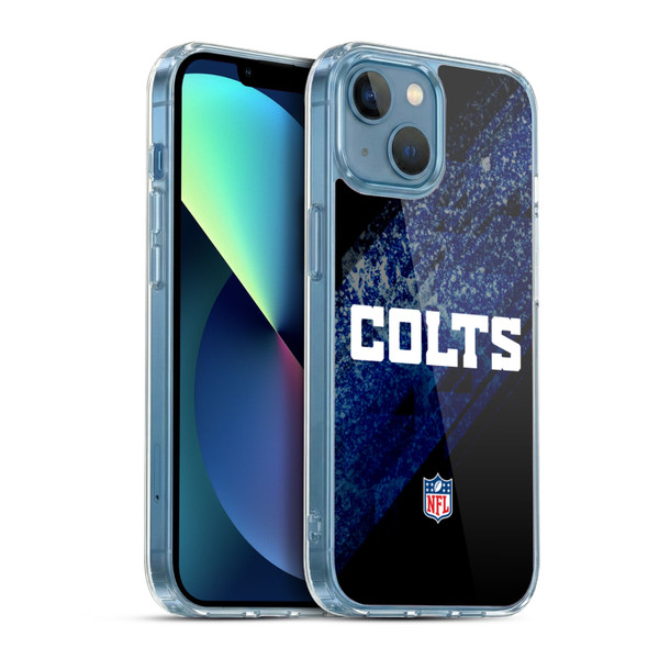 NFL Indianapolis Colts Logo Blur Soft Gel Case for Apple iPhone 13 Mini & MagSafe