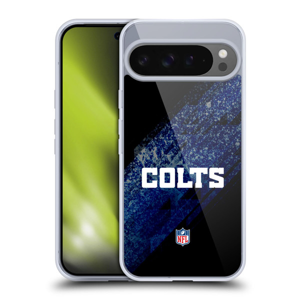 NFL Indianapolis Colts Logo Blur Soft Gel Case for Google Pixel 9 Pro XL