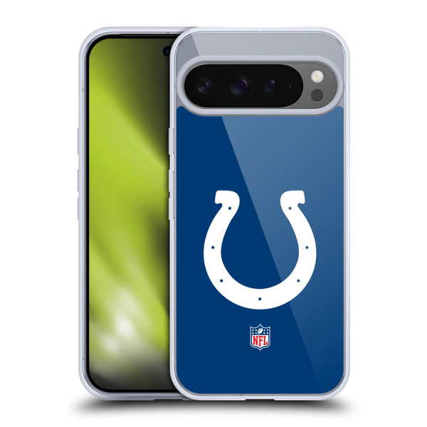 NFL Indianapolis Colts Logo Plain Soft Gel Case for Google Pixel 9 Pro XL