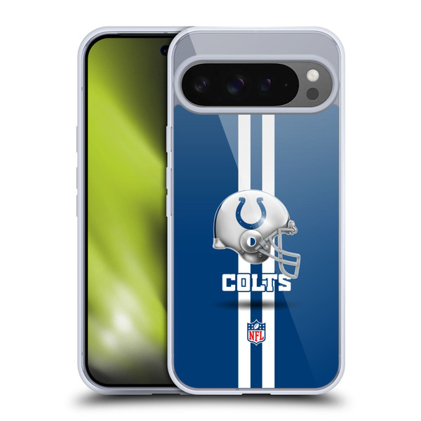 NFL Indianapolis Colts Logo Helmet Soft Gel Case for Google Pixel 9 Pro XL