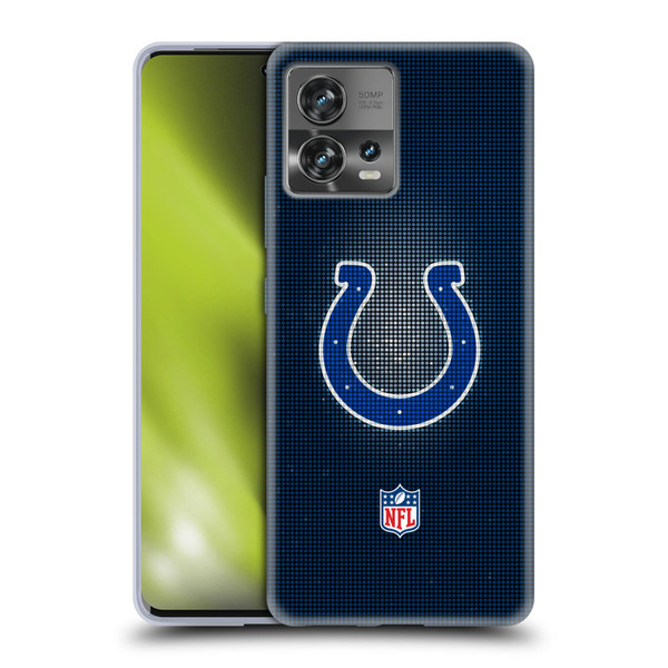 NFL Indianapolis Colts Artwork LED Soft Gel Case for Motorola Moto Edge 30 Fusion