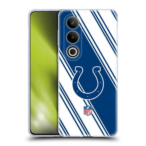 NFL Indianapolis Colts Artwork Stripes Soft Gel Case for OPPO OnePlus Ace 3V 5G