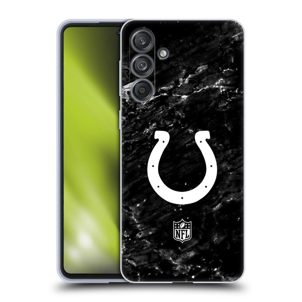 NFL Indianapolis Colts Artwork Marble Soft Gel Case for Samsung Galaxy M55 5G