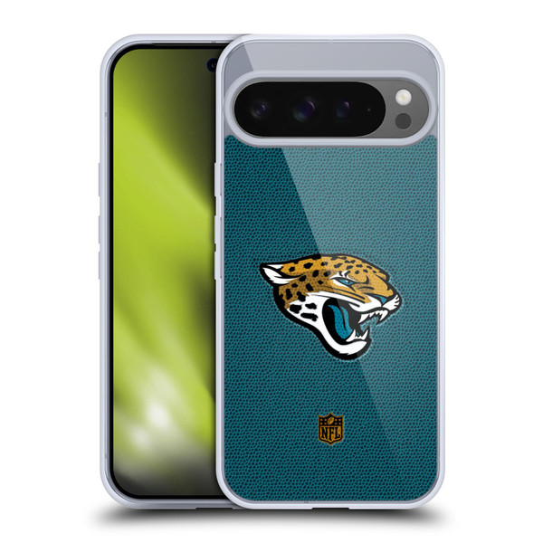 NFL Jacksonville Jaguars Logo Football Soft Gel Case for Google Pixel 9 Pro XL