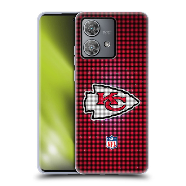NFL Kansas City Chiefs Artwork LED Soft Gel Case for Motorola Edge 40 Neo 5G