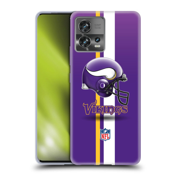 NFL Minnesota Vikings Logo Helmet Soft Gel Case for Motorola Moto Edge 30 Fusion