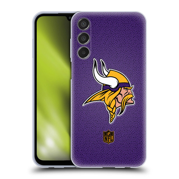 NFL Minnesota Vikings Logo Football Soft Gel Case for Samsung Galaxy M15/F15 5G