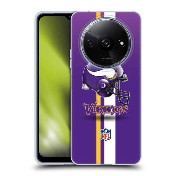 NFL Minnesota Vikings Logo Helmet Soft Gel Case for Xiaomi Redmi A3