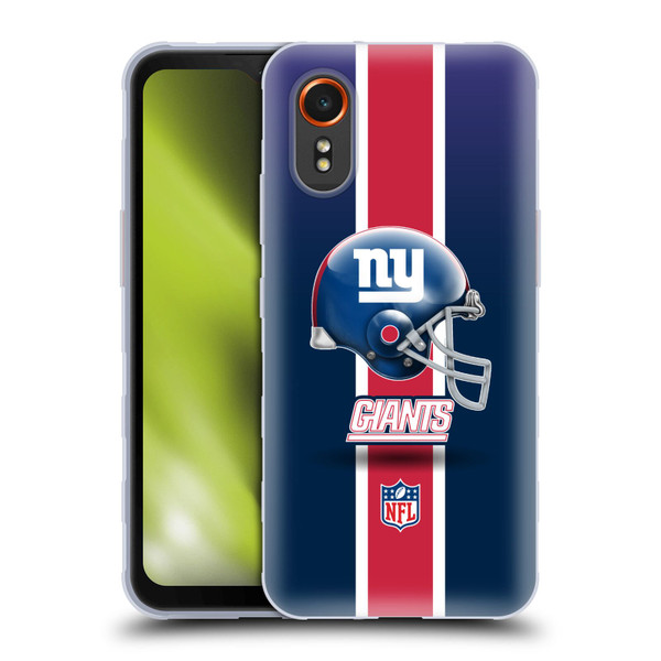 NFL New York Giants Logo Helmet Soft Gel Case for Samsung Galaxy Xcover7 5G