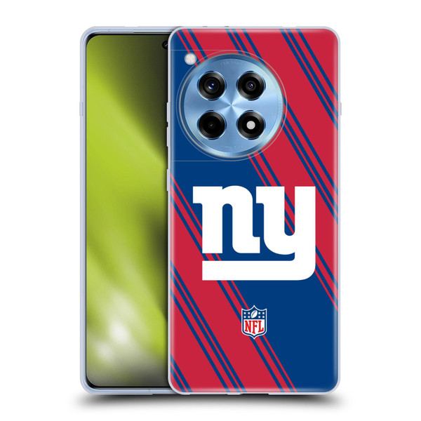 NFL New York Giants Artwork Stripes Soft Gel Case for OPPO OnePlus Ace 3 5G