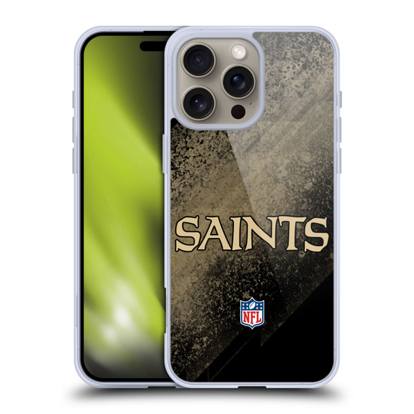 NFL New Orleans Saints Logo Blur Soft Gel Case for Apple iPhone 16 Pro Max NFL New Orleans Saints Logo Blur Soft Gel Case for Apple iPhone 16 Pro Max